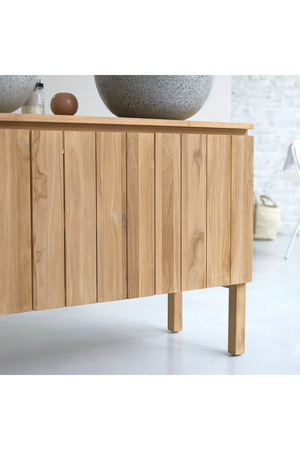   Teak Minimalist Vanity Unit | Oroa.com
