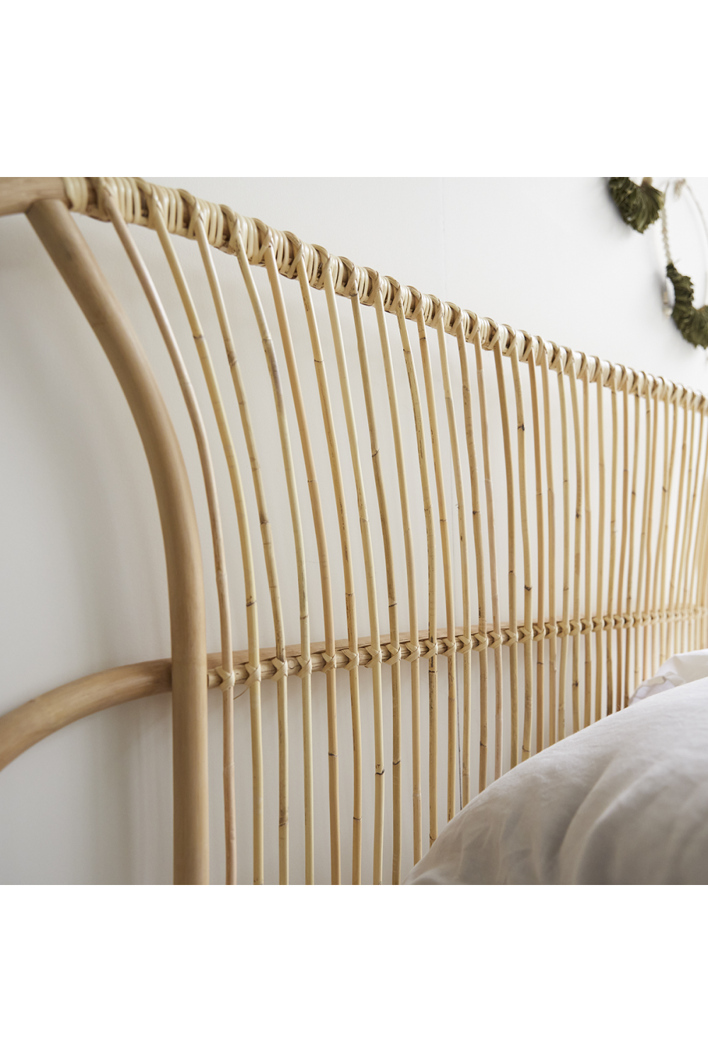   Rattan Queen Headboard 74" | Oroa.com