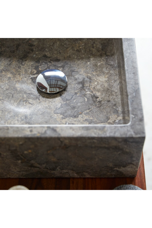   Gray Marble Bathroom Sink | Oroa.com