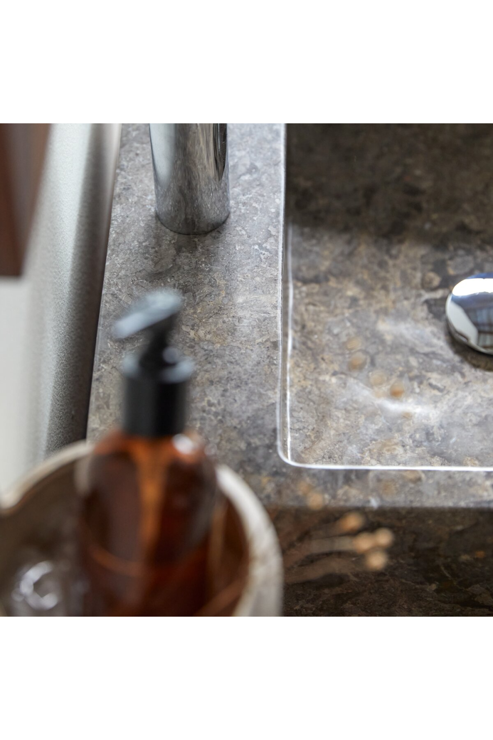   Gray Marble Bathroom Sink | Oroa.com