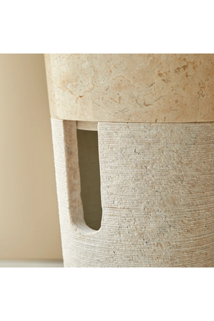   Cream Marble Conical Sink | Oroa.com
