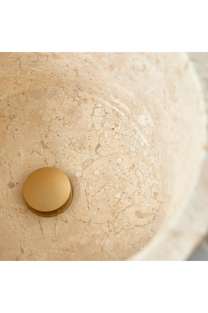   Cream Marble Conical Sink | Oroa.com