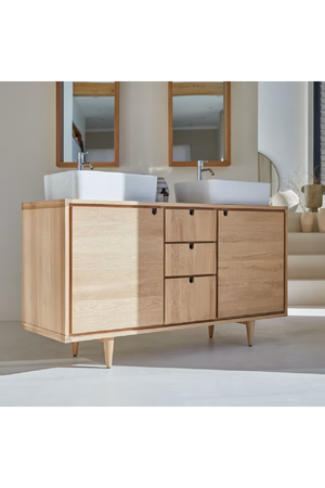   Contemporary Oak Vanity Unit | Oroa.com