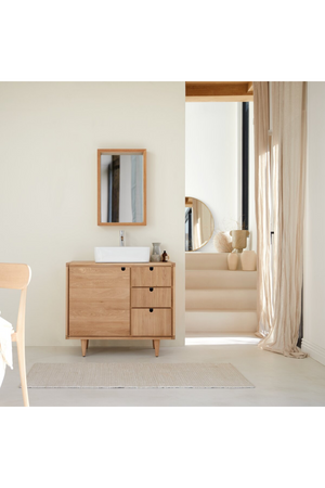   Contemporary Oak Vanity Unit | Oroa.com