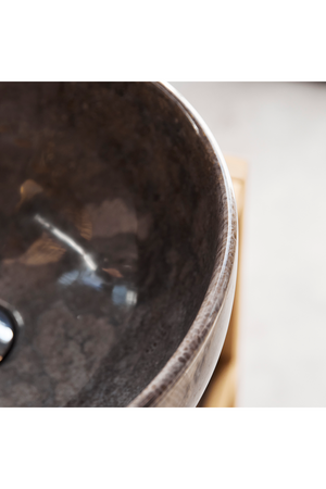   Gray Marble Bathroom Sink | Oroa.com