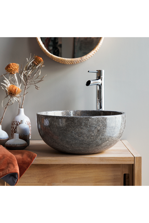   Gray Marble Bathroom Sink | Oroa.com