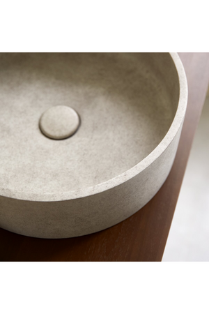   Round Concrete Bathroom Sink | Oroa.com