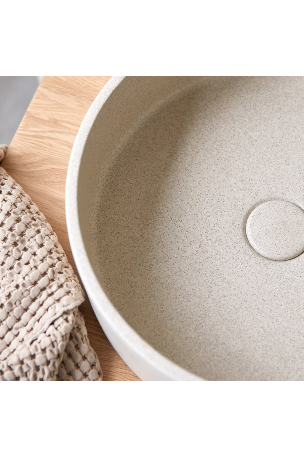   Round Concrete Bathroom Sink | Oroa.com