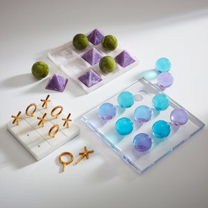   Marbleized Tic-Tac-Toe Set | Oroa.com