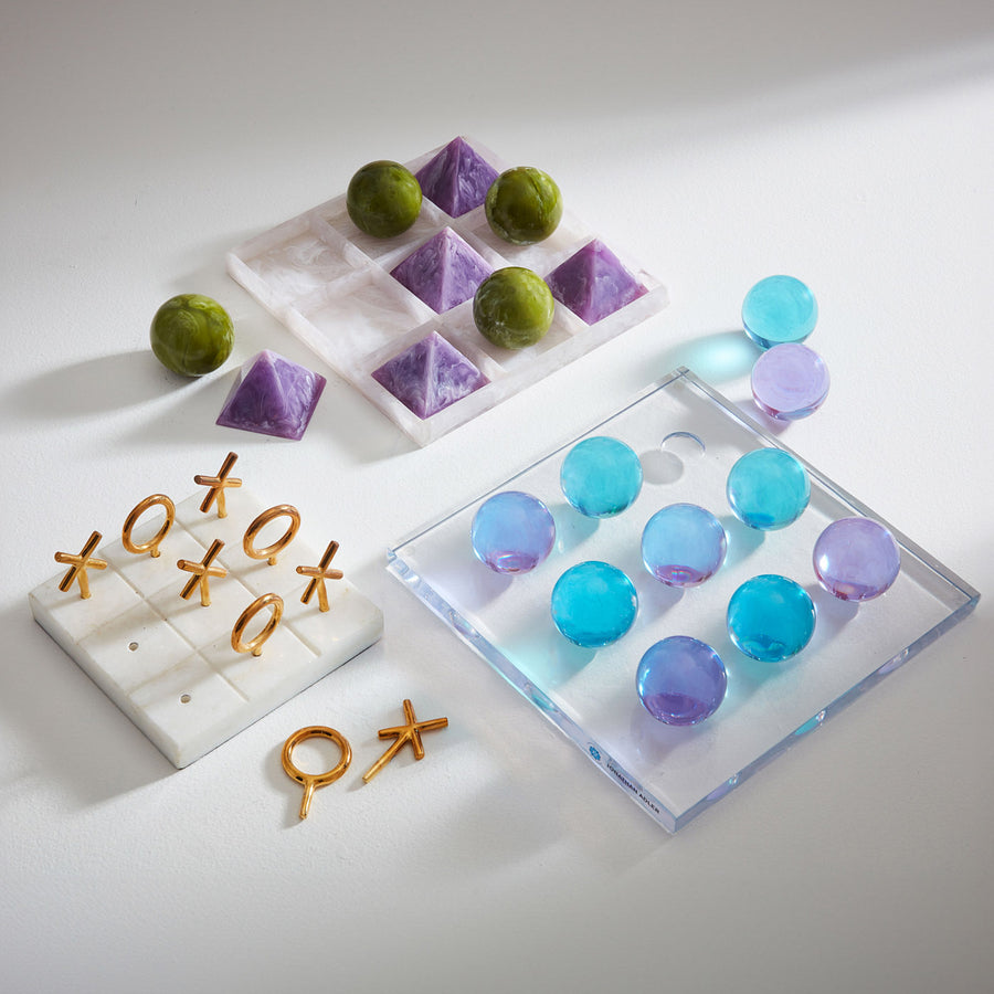   Acrylic Spheres Tic-Tac-Toe Set | Oroa.com