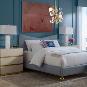   White Glass 3-Drawer Chest | Oroa.com