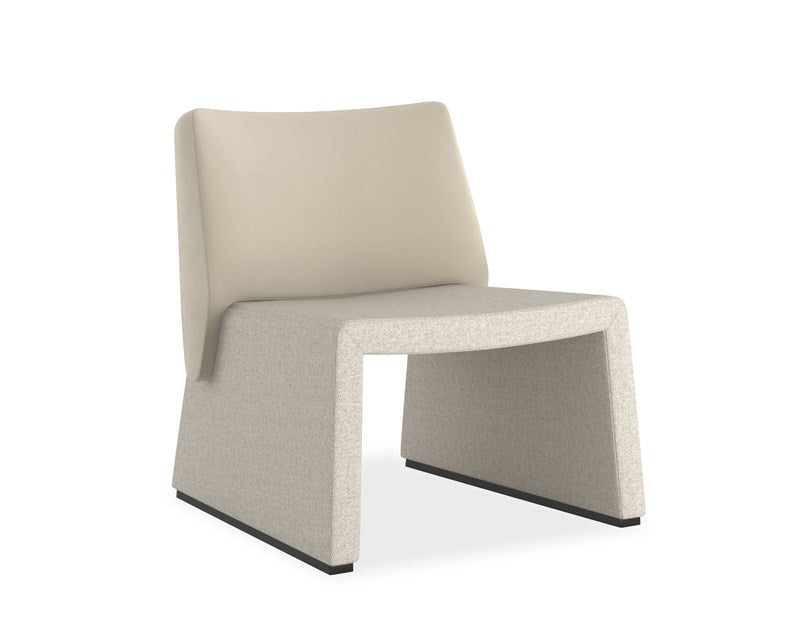   Suede Square-Back Side Chair | Oroa.com