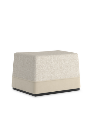   Gray Tweed Ottoman | Oroa.com