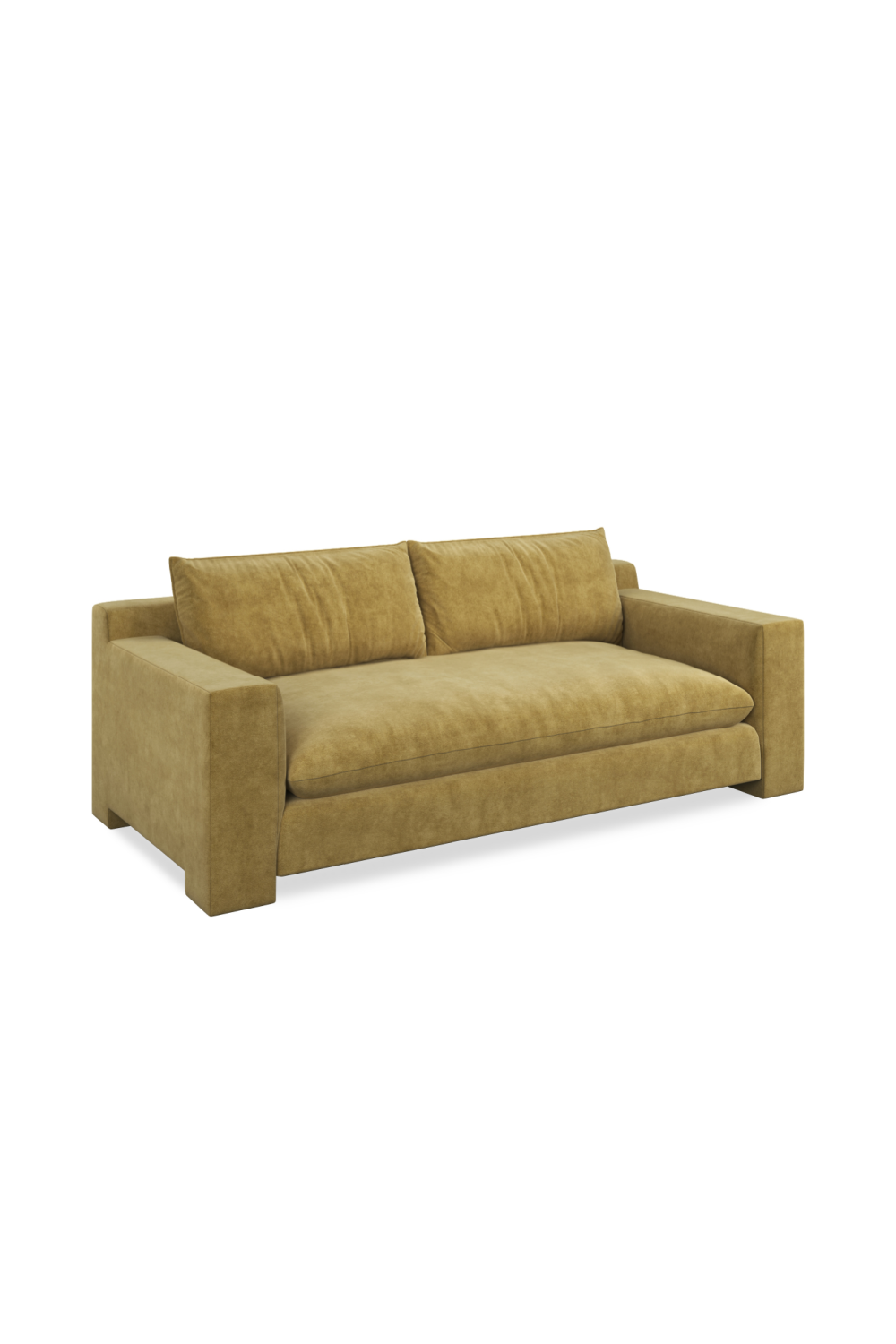   Brown Velvet Sofa | Oroa.com