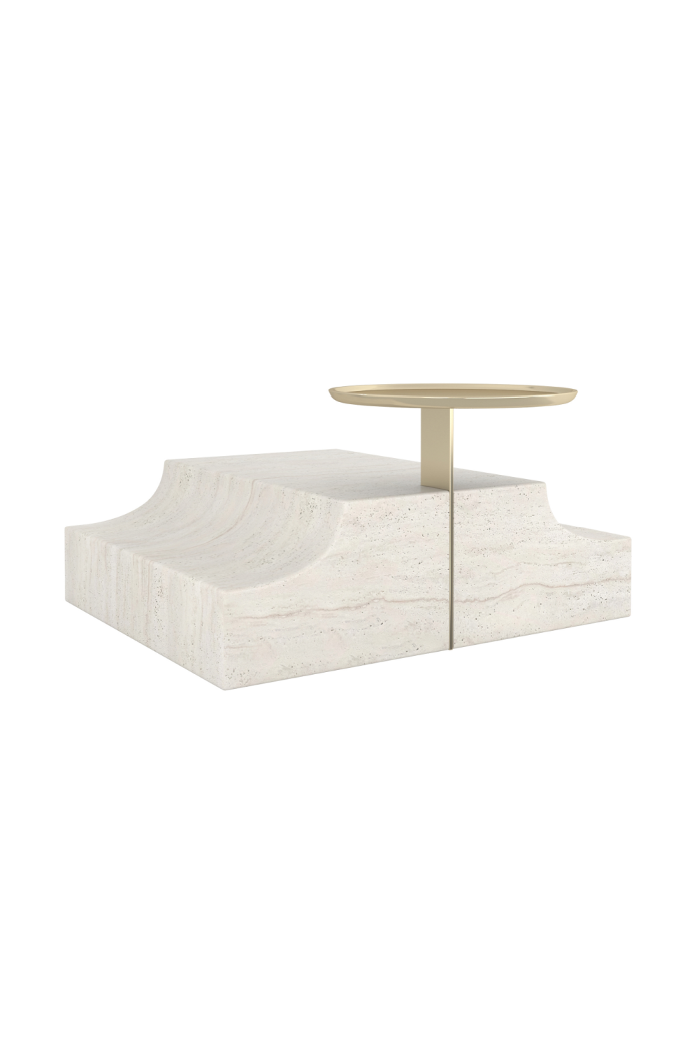   Travertine Wedge Base | Oroa.com