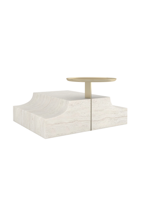   Travertine Wedge Base | Oroa.com