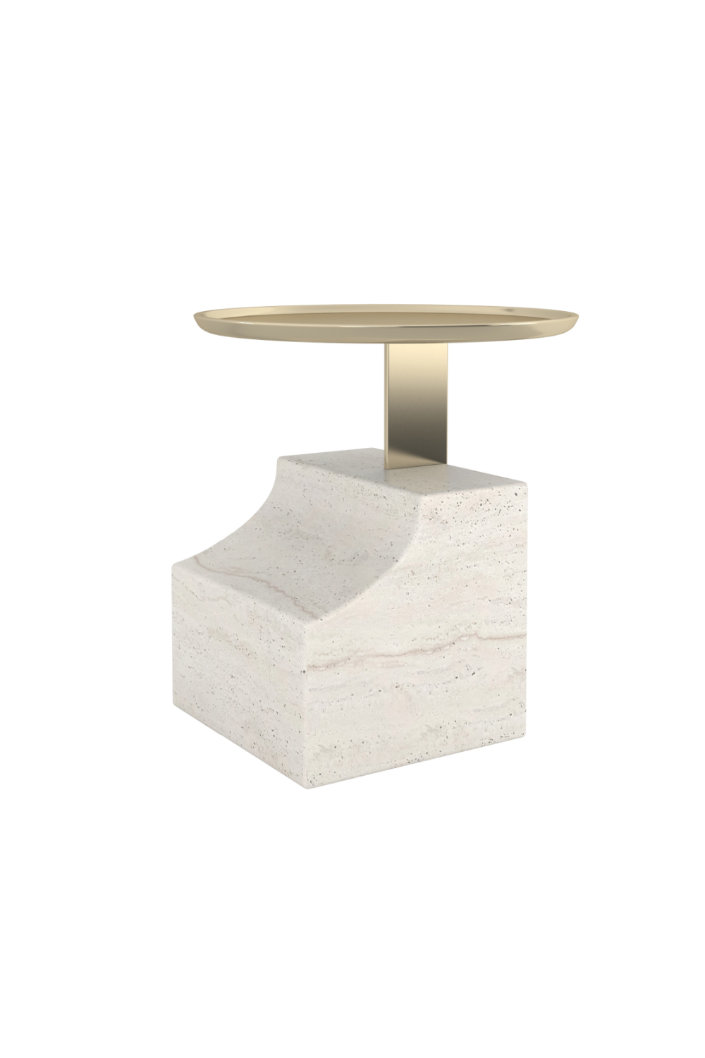  Travertine Wedge Base | Oroa.com