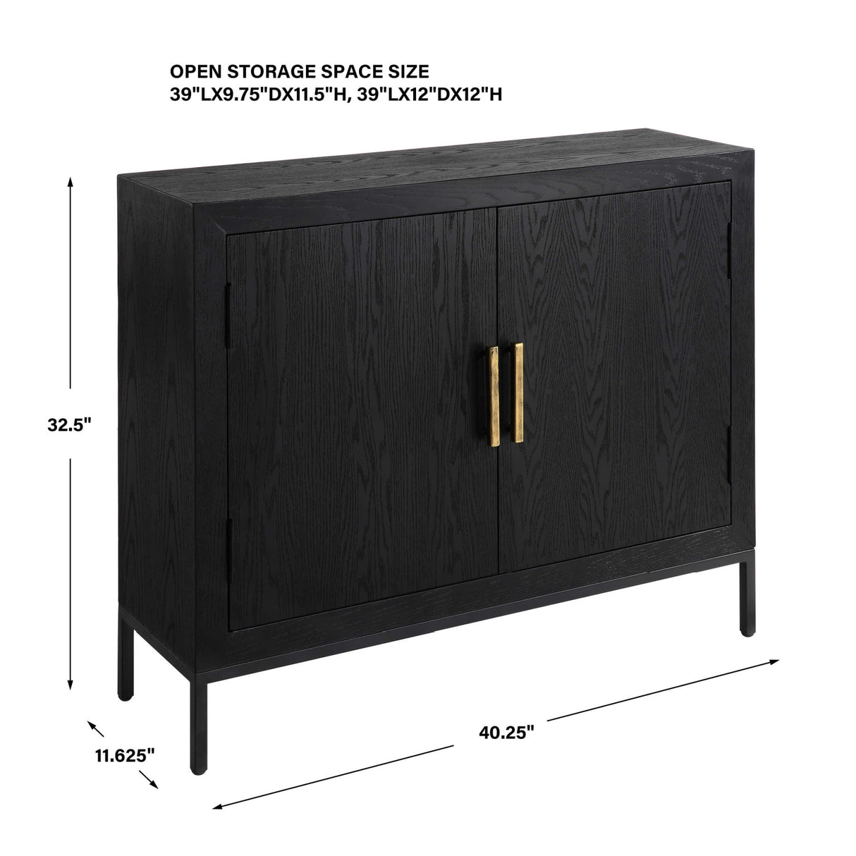   2-Door Oak Veneer Cabinet | Oroa.com