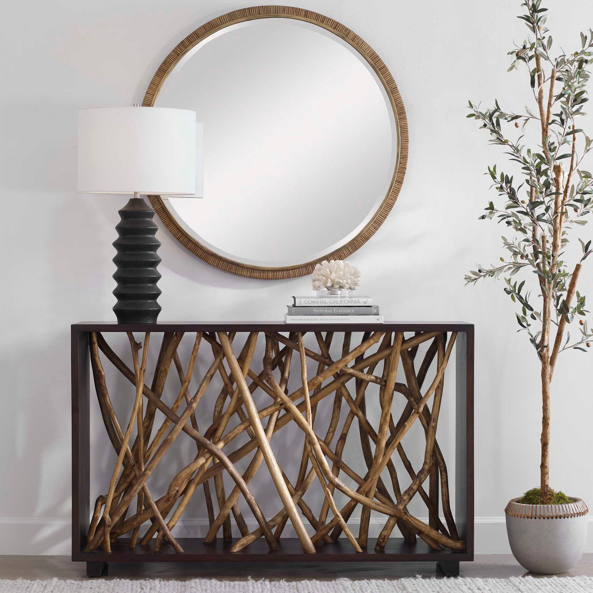   Modern European furniture - Teak Branches Console Table - www.oroa.com | Oroa.com