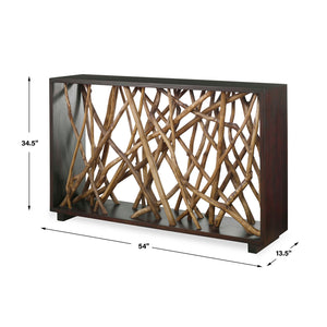   Modern European furniture - Teak Branches Console Table - www.oroa.com | Oroa.com