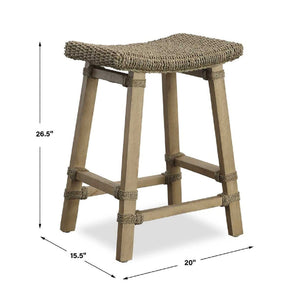  Modern European furniture - Mango Wood Counter Stool - www.oroa.com | Oroa.com