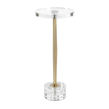   Modern European furniture - Round Crystal Drink Table  - www.oroa.com | Oroa.com
