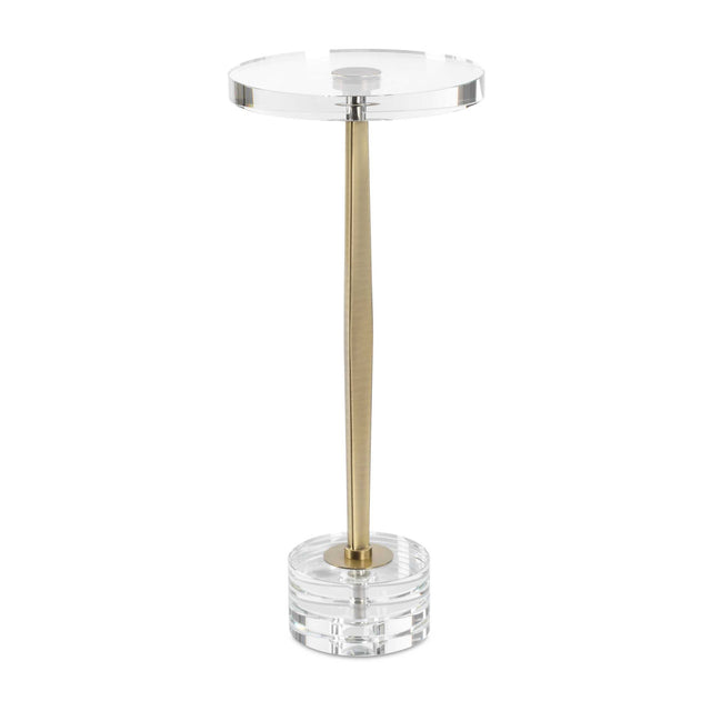 Modern European furniture - Round Crystal Drink Table  - www.oroa.com