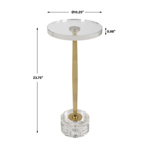   Modern European furniture - Round Crystal Drink Table  - www.oroa.com | Oroa.com