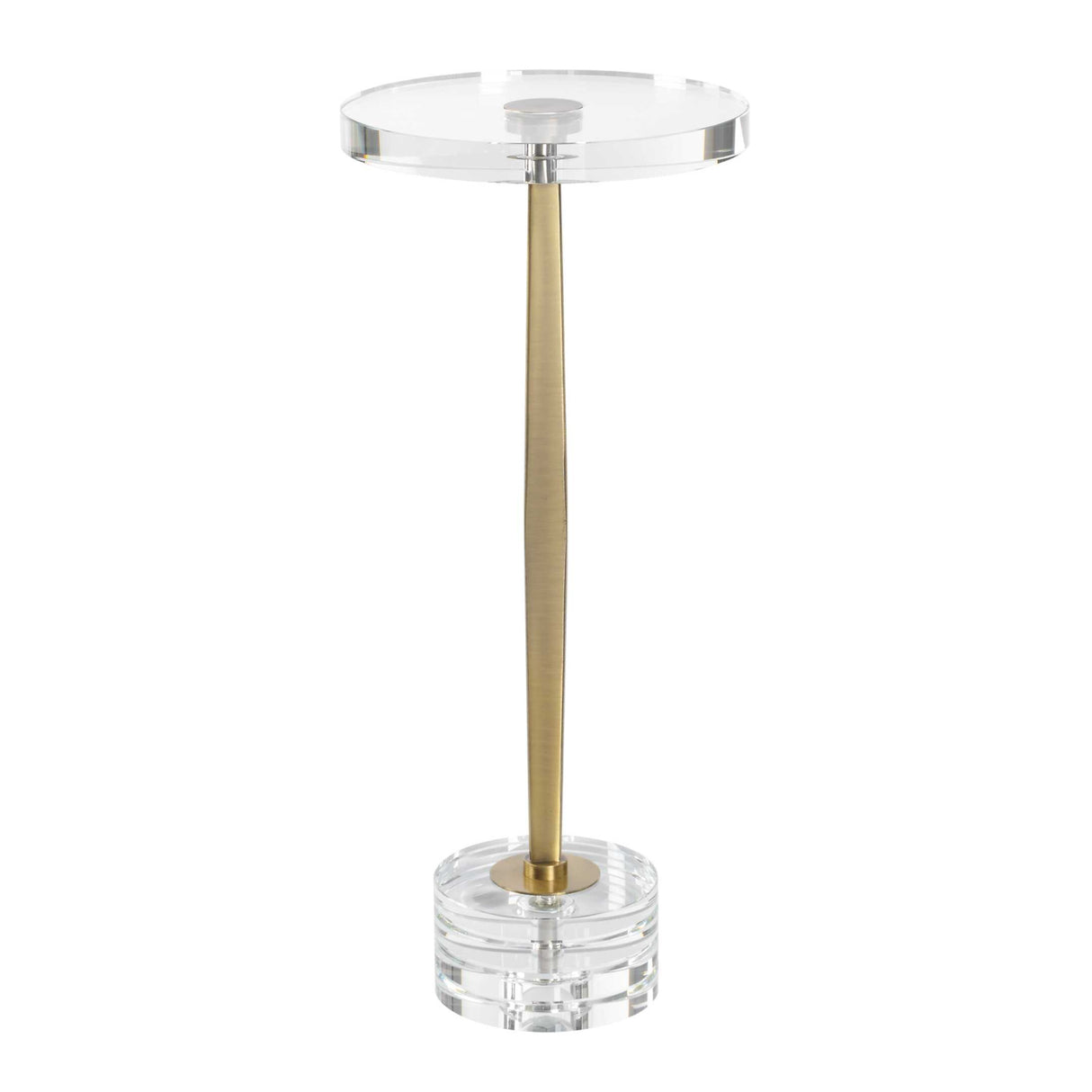   Modern European furniture - Round Crystal Drink Table  - www.oroa.com | Oroa.com