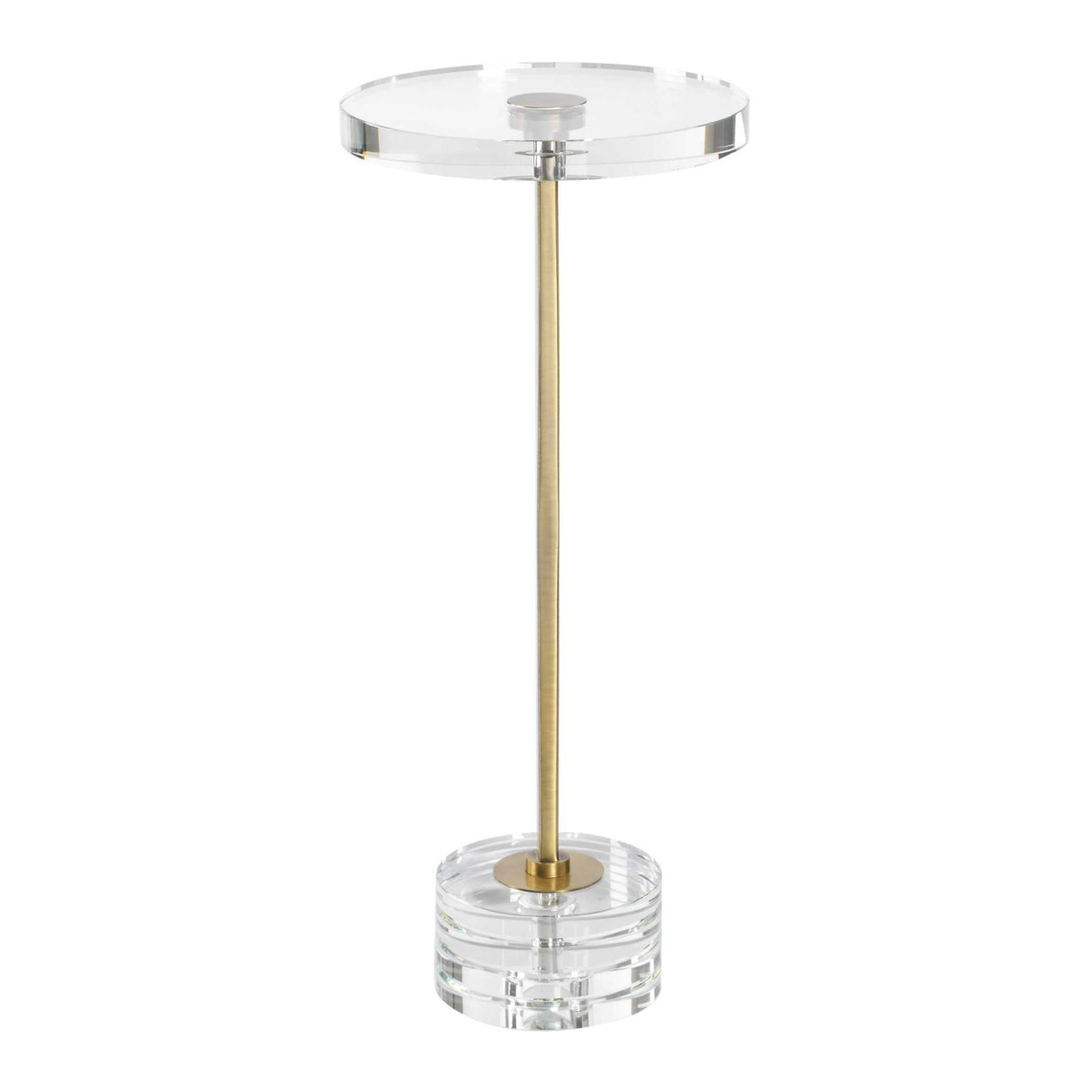  Modern European furniture - Round Crystal Drink Table  - www.oroa.com | Oroa.com
