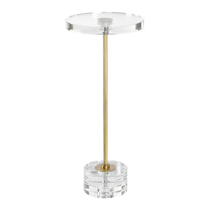   Modern European furniture - Round Crystal Drink Table  - www.oroa.com | Oroa.com