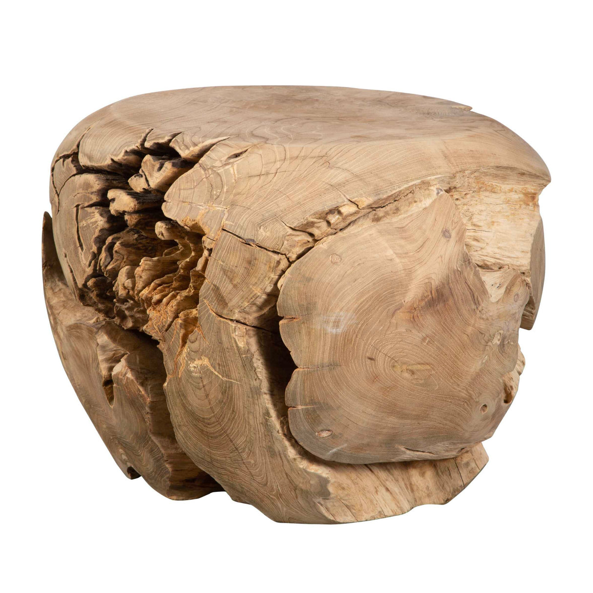   Organic Bleached Teak Side Table | Oroa.com
