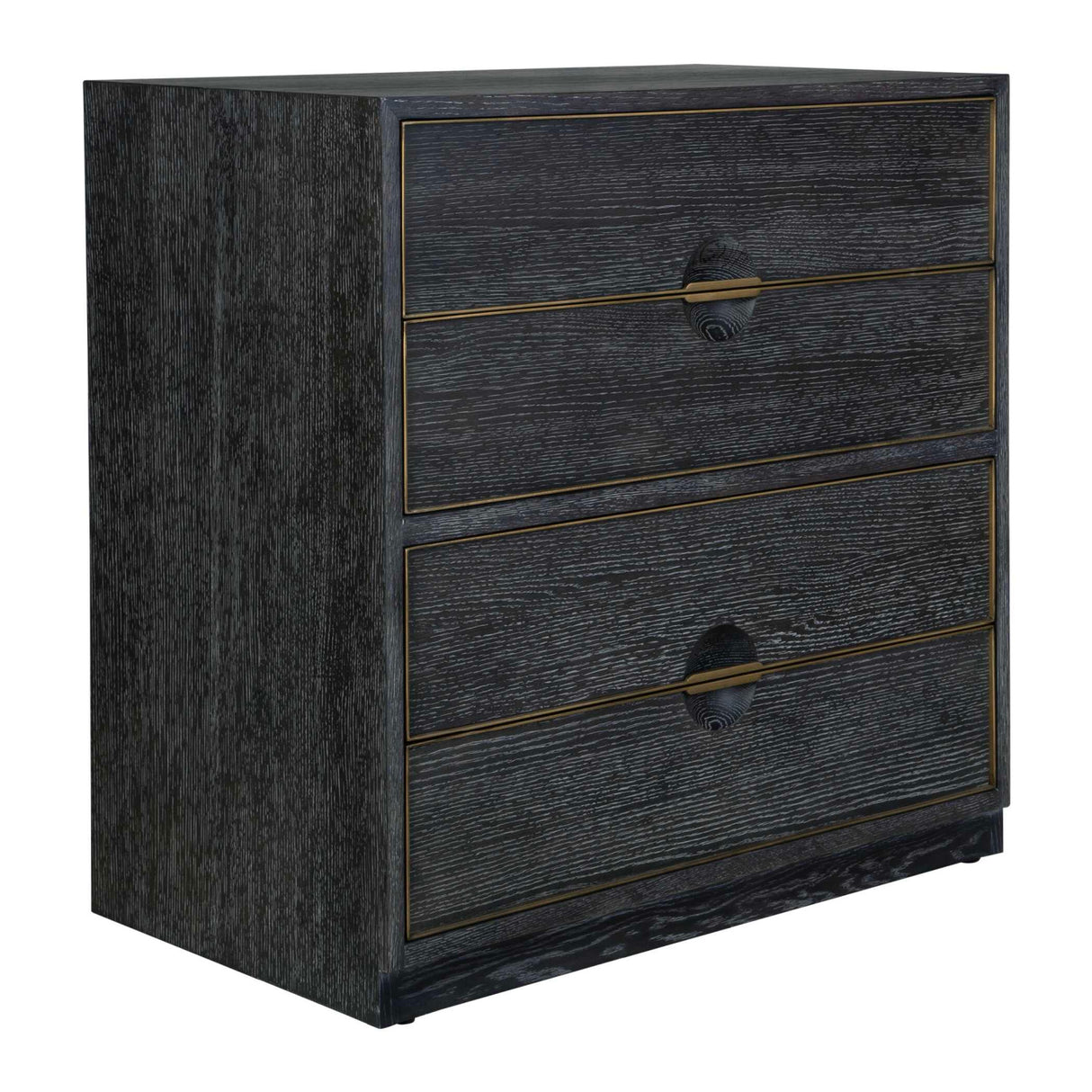   Modern European furniture - Dark Oak 4-Drawer Chest - www.oroa.com | Oroa.com