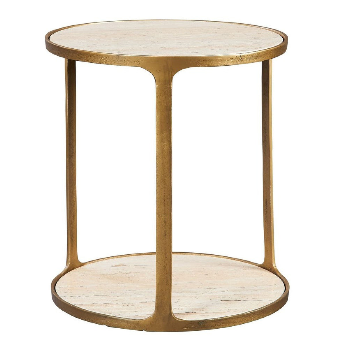   Modern European furniture - Beige Travertine Side Table - www.oroa.com | Oroa.com