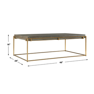   Gray Acacia Coffee Table | Oroa.com