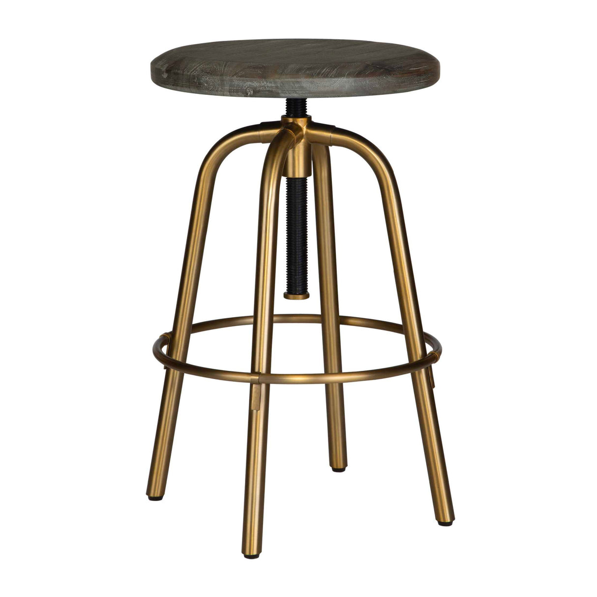   Modern European furniture - Acacia Top Adjustable Counter Stool - www.oroa.com | Oroa.com