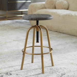   Modern European furniture - Acacia Top Adjustable Counter Stool - www.oroa.com | Oroa.com