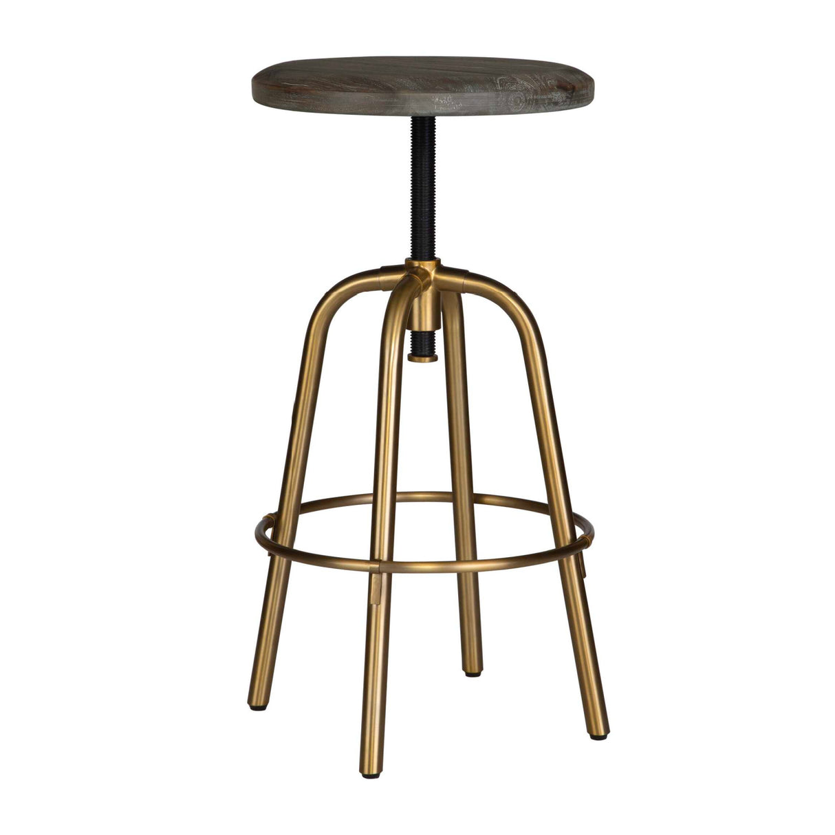   Modern European furniture - Acacia Top Adjustable Counter Stool - www.oroa.com | Oroa.com