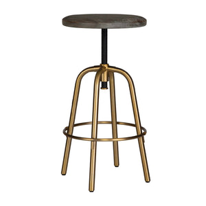   Modern European furniture - Acacia Top Adjustable Counter Stool - www.oroa.com | Oroa.com