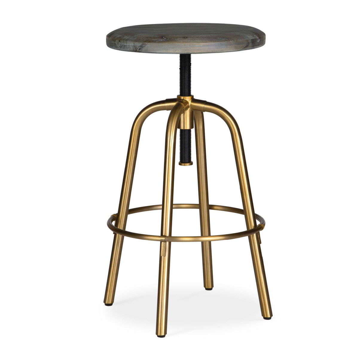   Modern European furniture - Acacia Top Adjustable Counter Stool - www.oroa.com | Oroa.com