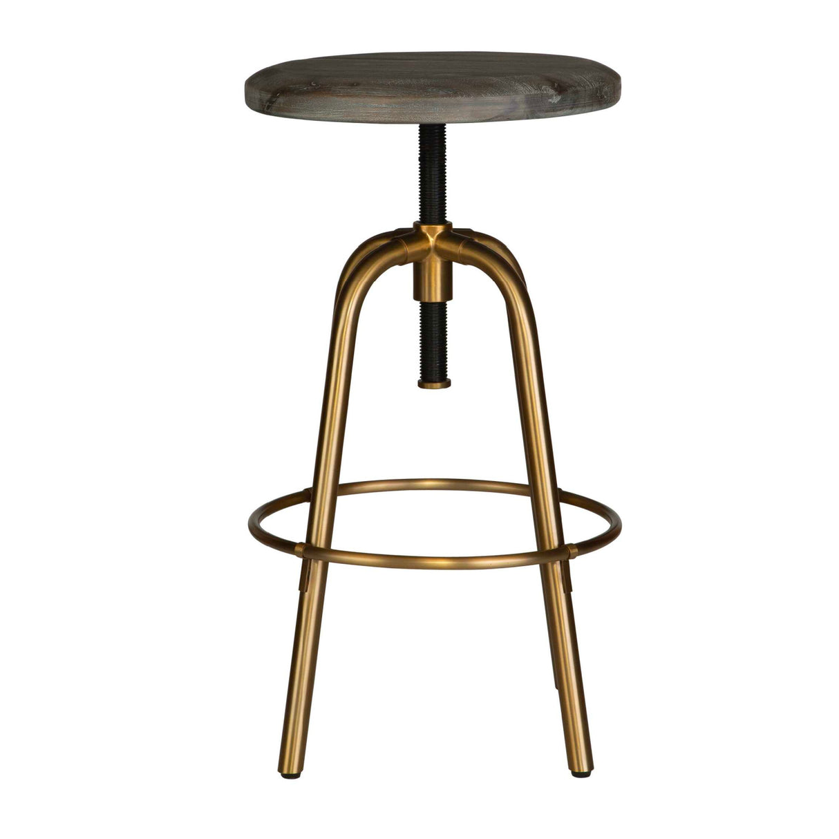   Modern European furniture - Acacia Top Adjustable Counter Stool - www.oroa.com | Oroa.com