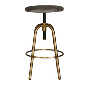   Modern European furniture - Acacia Top Adjustable Counter Stool - www.oroa.com | Oroa.com