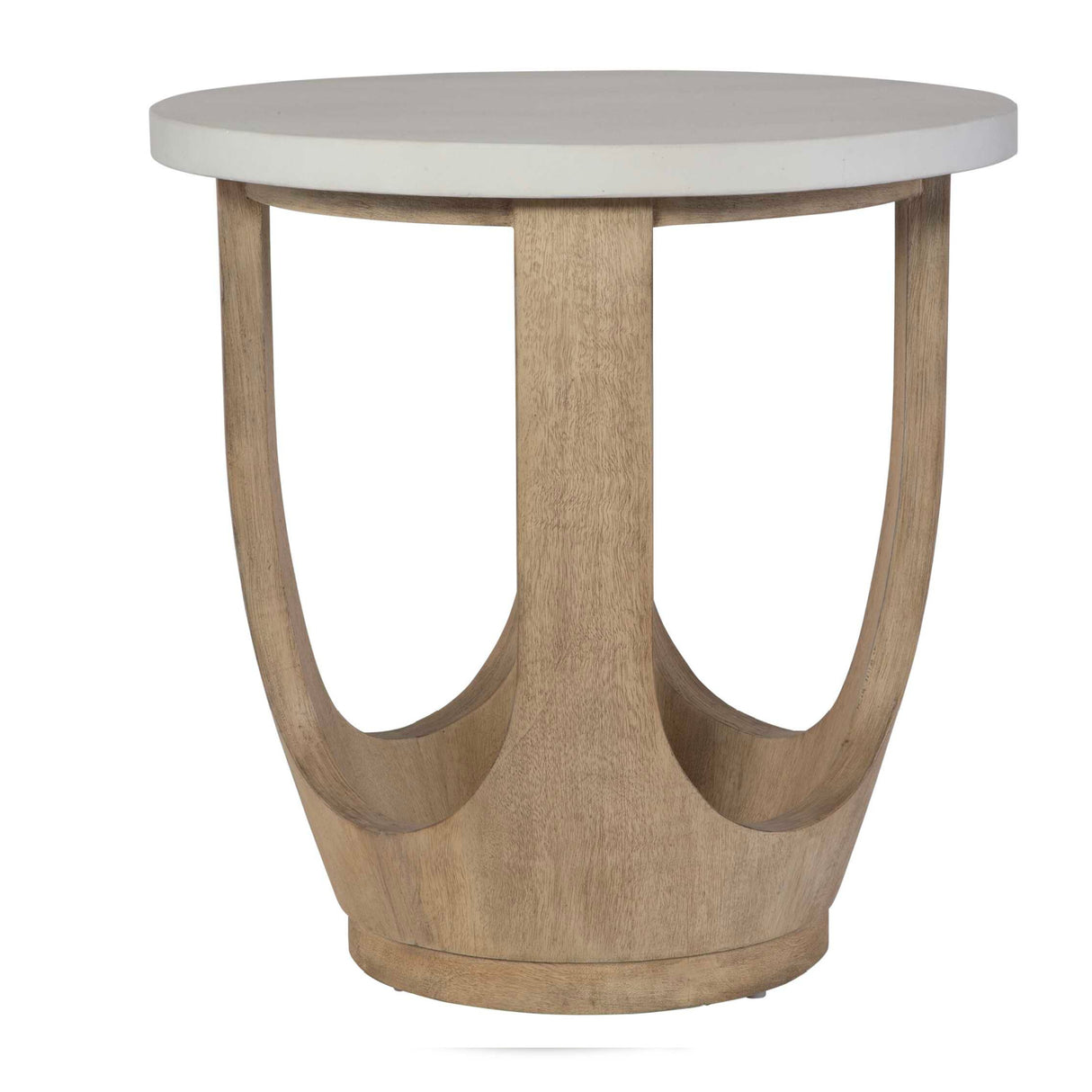   Modern European furniture - White Limestone Side Table - www.oroa.com | Oroa.com