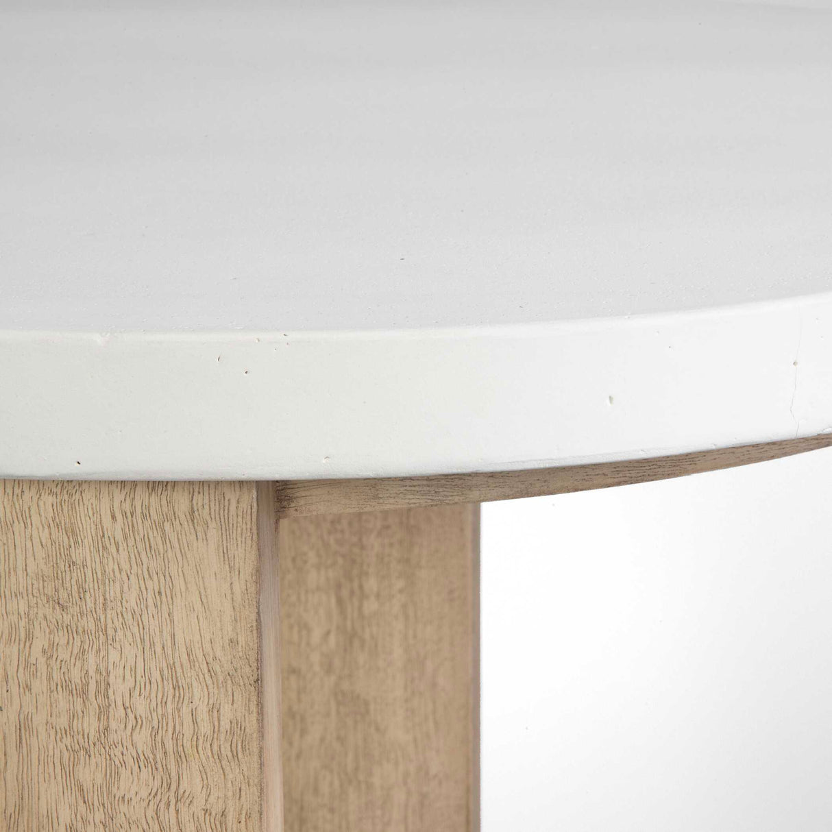   Modern European furniture - White Limestone Side Table - www.oroa.com | Oroa.com