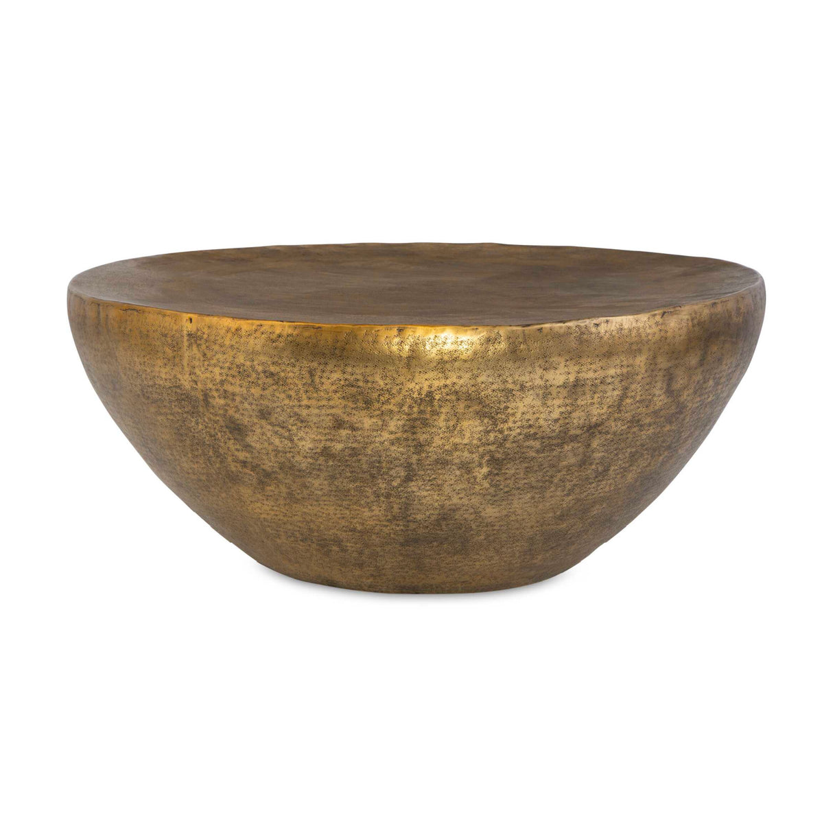  Modern European furniture - Antique Gold Round Coffee Table - www.oroa.com | Oroa.com