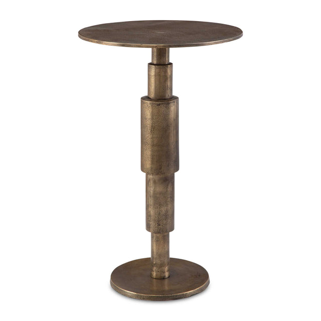 Modern European furniture - Antique Gold Accent Table - www.oroa.com