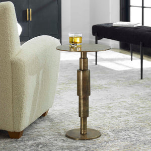   Modern European furniture - Antique Gold Accent Table - www.oroa.com | Oroa.com