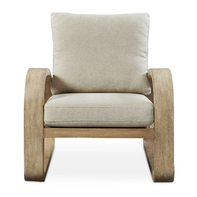 Modern European furniture - Mango Wood Framed Accent Chair - www.oroa.com