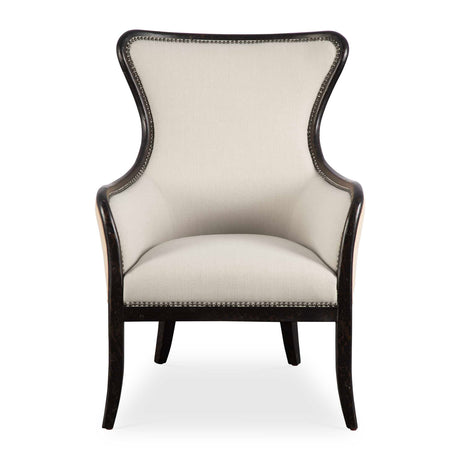   Modern European furniture - Nail Trimmed Wingback Accent Chair - www.oroa.com | Oroa.com