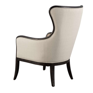   Modern European furniture - Nail Trimmed Wingback Accent Chair - www.oroa.com | Oroa.com